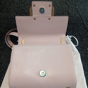 Valextra Light Pink Crossbody Bag